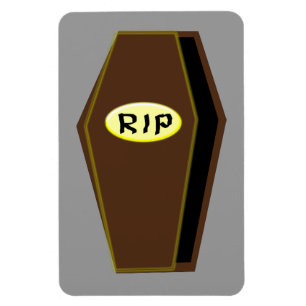 Flexible RIP Halloween café de Doom Magnet