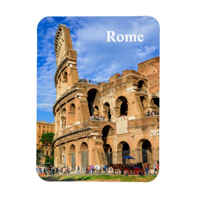 Flexible Rome et Colisée Vinyl Magnet (Vertical)