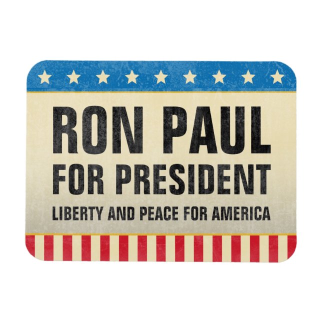 Flexible Ron Paul pour le président Magnet (Horizontal)