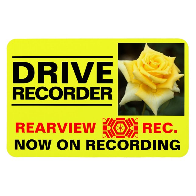 Flexible Rosa Emblem：Warning Magnet Plate (Horizontal)