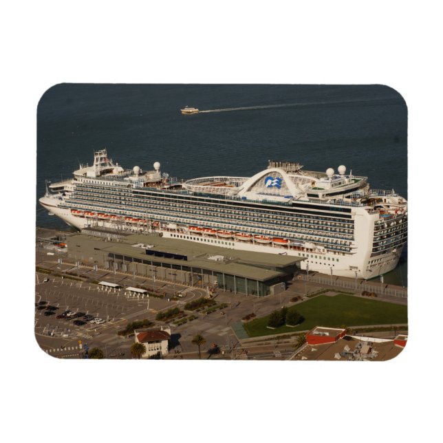 Flexible Ruby Princess Cruise, SF Magnet (Horizontal)