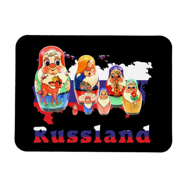 Flexible Russie - Magnet russe (Horizontal)