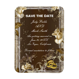 Flexible Rustic Elegance Rose Blanche Magnet Aimanté de Fai