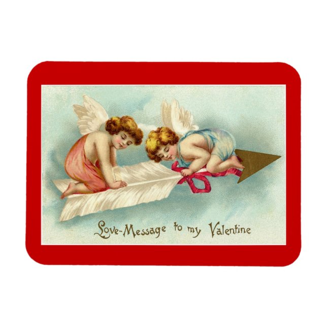 Flexible Saint Valentin Magnet Vintage (Horizontal)