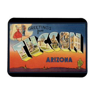 Flexible Salutations de Tucson Arizona Magnet