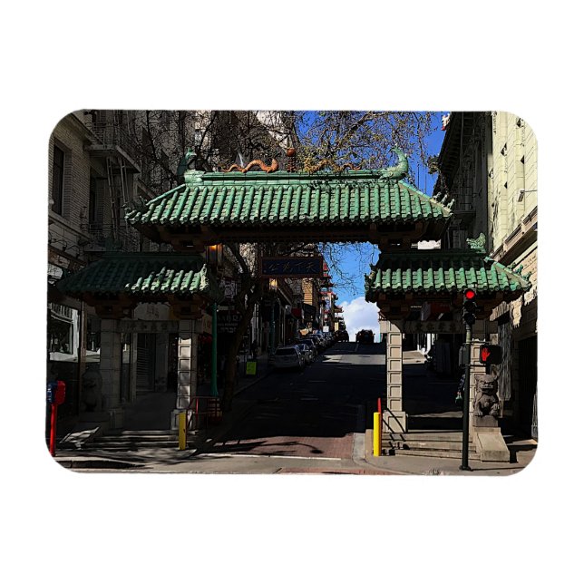 Flexible San Francisco Chinatown Gate #3 Magnet (Horizontal)