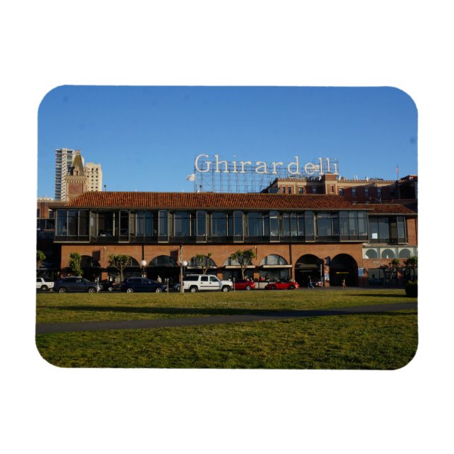 Flexible San Francisco Ghirardelli Carré #2 Photo Magnet (Horizontal)