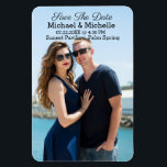 Flexible Save The Date of Our Wedding Magnet<br><div class="desc">This is a simple yet beautiful customizable refrigerator magnet to remind your family and friends of your special day. You can personalize this with your photo and change the text of the magnet. Let them save the date and not forget!</div>