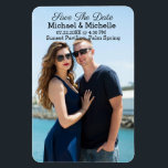 Flexible Save The Date of Our Wedding Magnet<br><div class="desc">This is a simple yet beautiful customizable refrigerator magnet to remind your family and friends of your special day. You can personalize this with your photo and change the text of the magnet. Let them save the date and not forget!</div>
