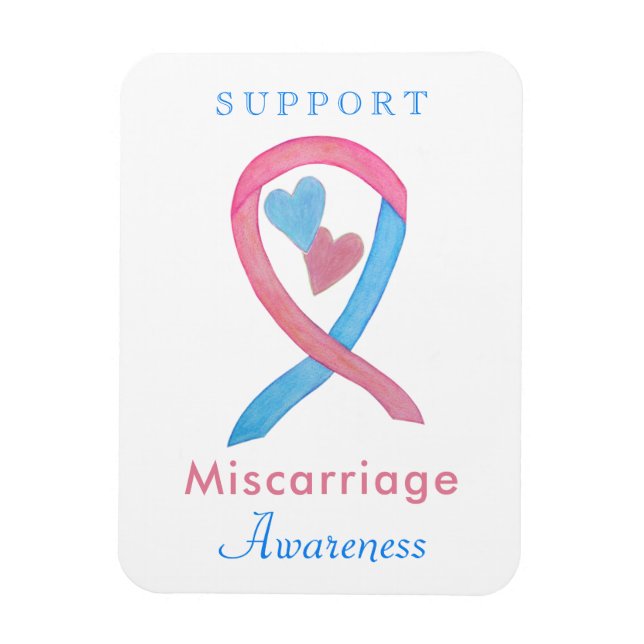 Flexible Sensibilisation aux erreurs Ruban Coeur Magnet d'a (Vertical)