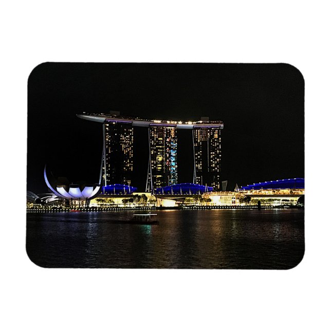 Flexible Singapour Marina Bay Sands #1 Magnet (Horizontal)