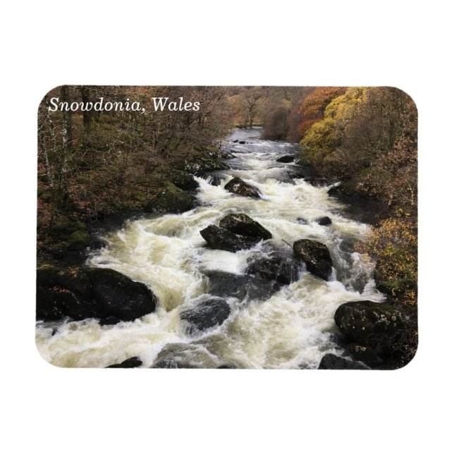 Flexible Snowdonia Wales Magnet (Horizontal)