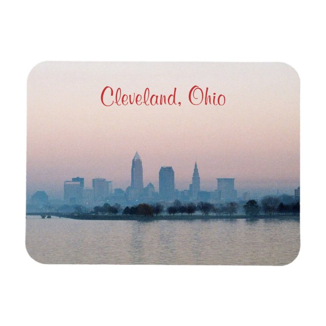 Flexible Soirée Cleveland OH (Edgewater) Fridge Magnet (Horizontal)