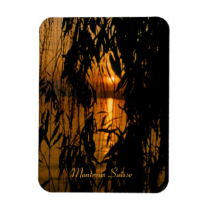 Flexible Soleil couchant Montreux Suisse Flexi Magnet