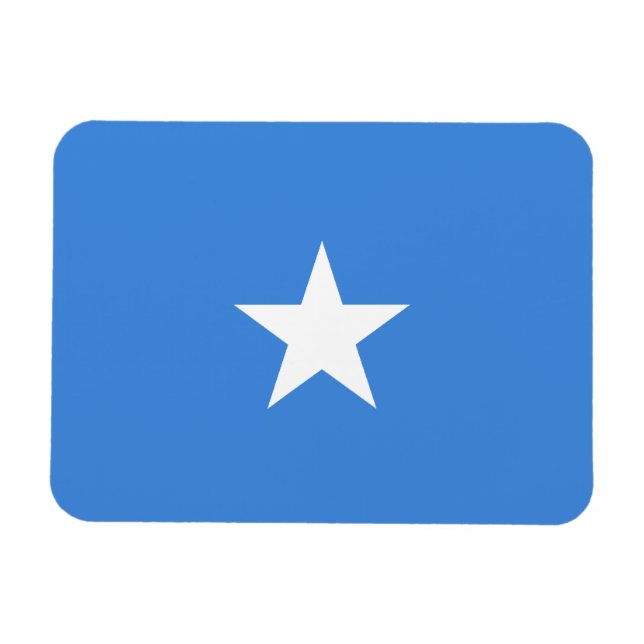 Flexible Somalia Flag Premium Magnet (Horizontal)