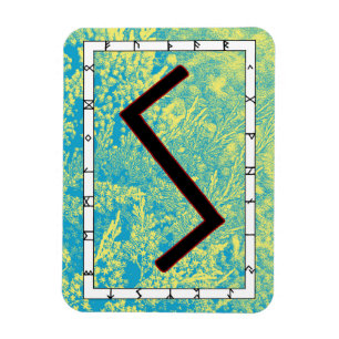 Flexible Sowilo Viking Rune Magnet - Success!