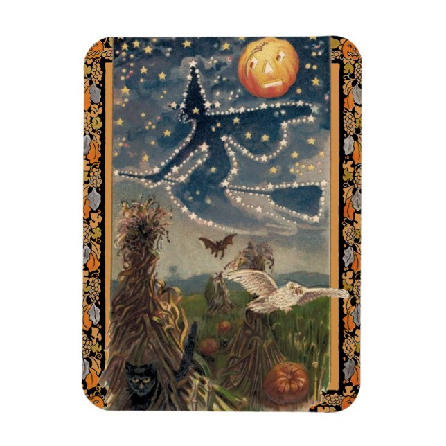 Flexible Starry Halloween Magnet de nuit (Vertical)