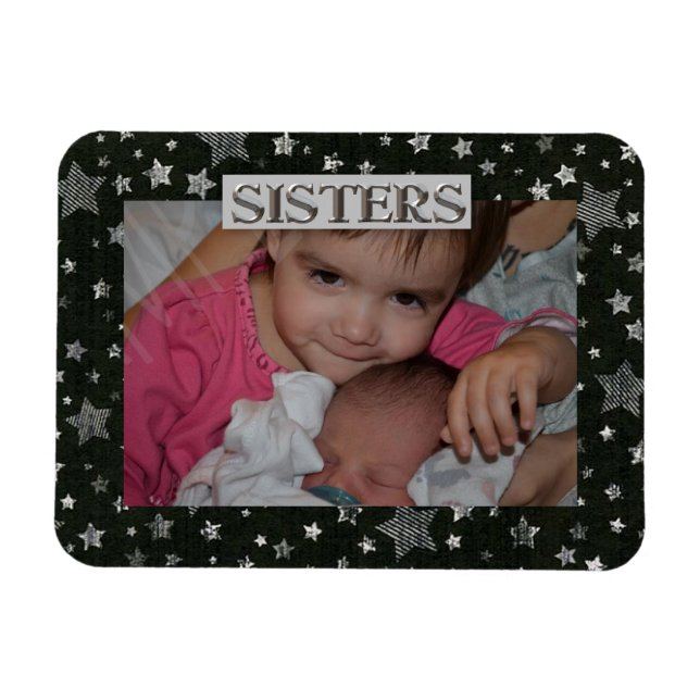 Flexible Stars Soeur Photo Magnet Premium (Horizontal)