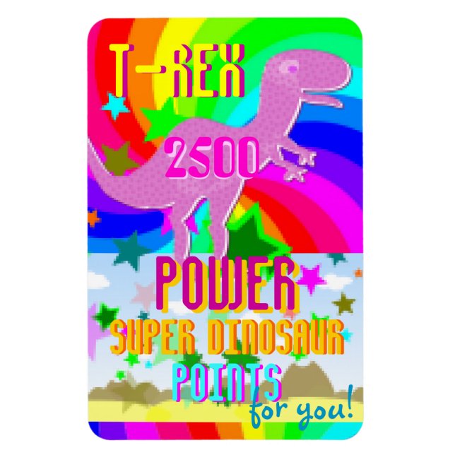 Flexible T-Rex 2500 Power Super Dino Points Magnet pour vou (Vertical)