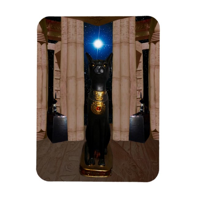Flexible Temple De Bastet Photo Magnet (Vertical)