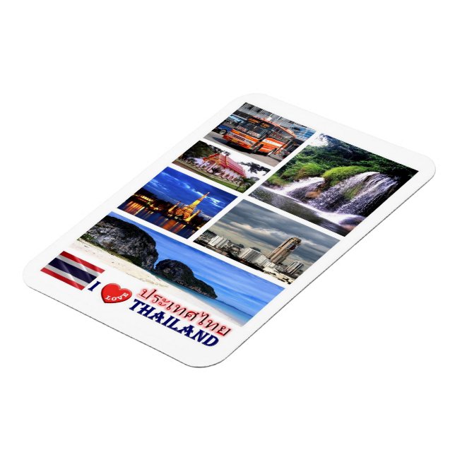 Flexible Thaïlande - I Love - Magnet (Côté Gauche)