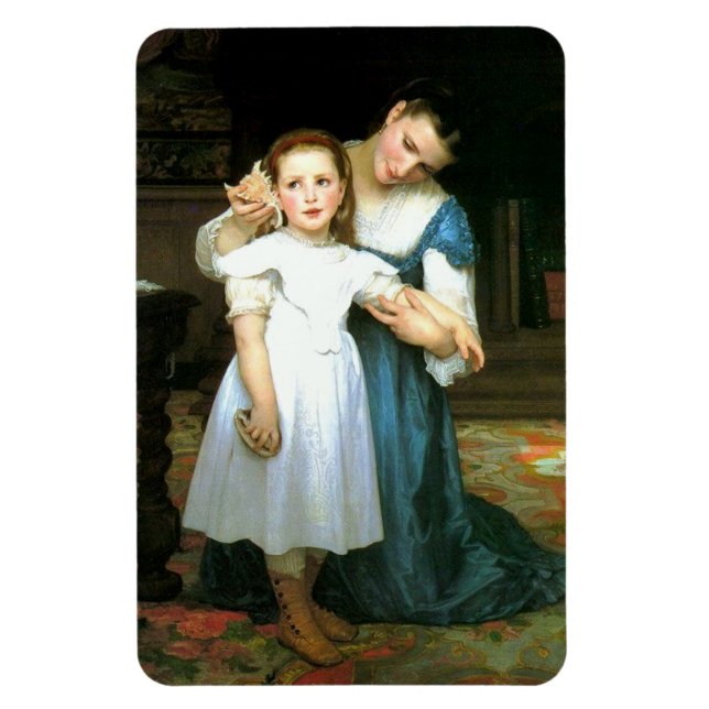 Flexible "The Shell" Magnet William-Adolphe Bouguereau (Vertical)