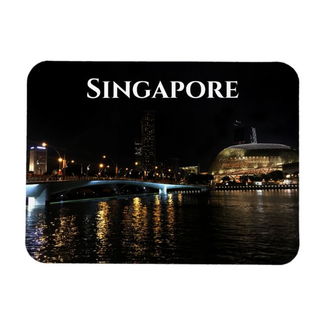 Flexible Théâtre Esplanade de Singapour #1 Magnet (Horizontal)