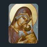 Flexible Theotokos Kardiotissa Magnet<br><div class="desc">Icône de la main de Julia Bridget Hayes</div>