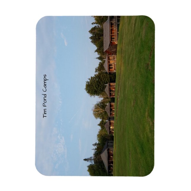 Flexible Tim Pond Wilderness Camps Magnet (Vertical)