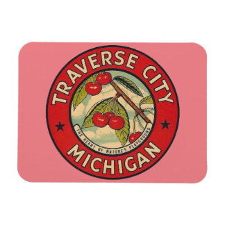Flexible Traverse City, Michigan Magnet