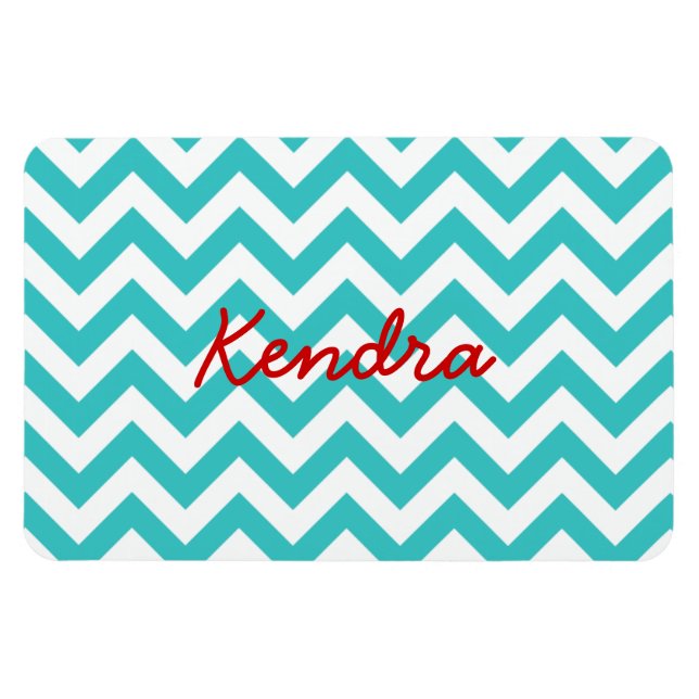 Flexible Trendy Chevron Premium Magnet (Horizontal)