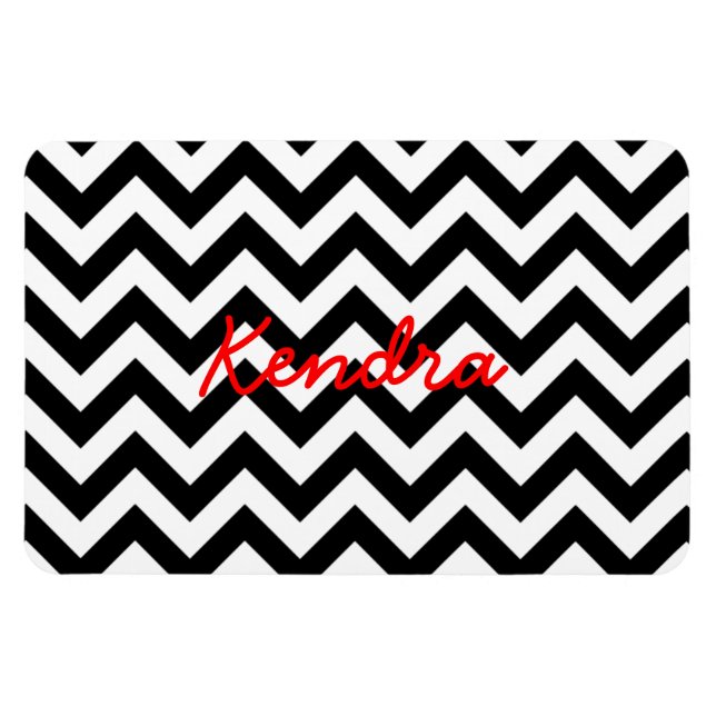 Flexible Trendy Chevron Premium Magnet (Horizontal)