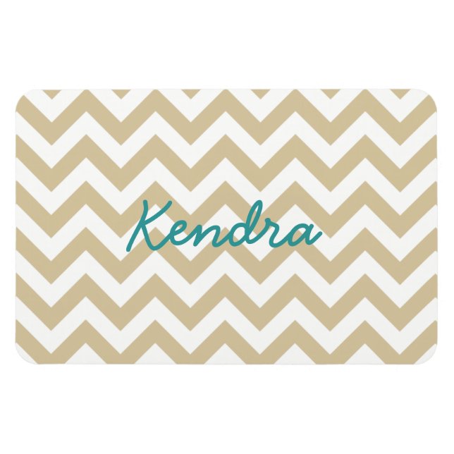 Flexible Trendy Chevron Premium Magnet (Horizontal)