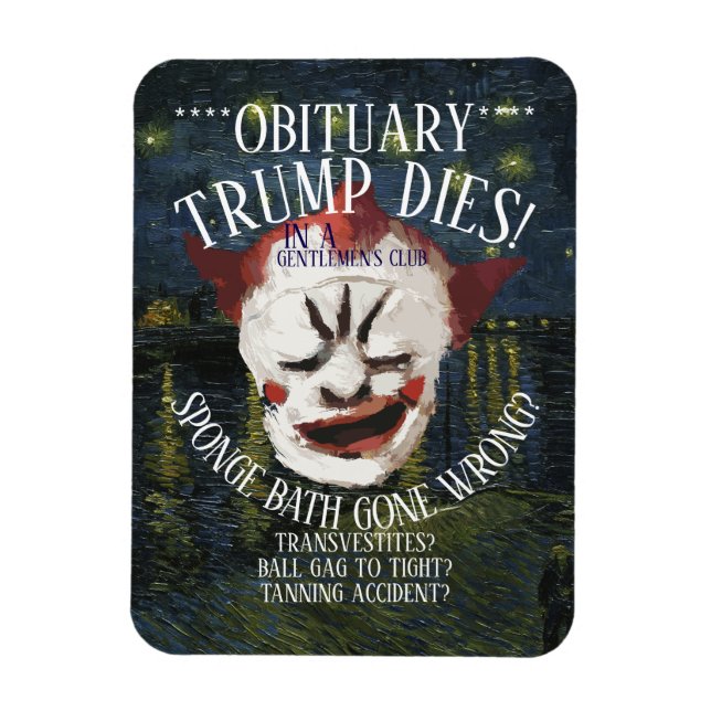 FLEXIBLE TSA DOJ MAGNET VD STD TRUMP TRUMPS MAGA RÉPUBLICAI (Vertical)