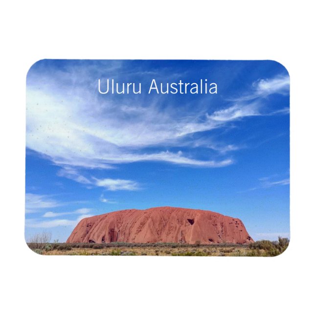 Flexible Uluru Australia Magnet (Horizontal)