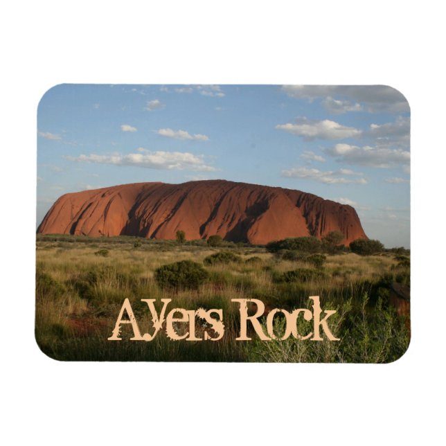 Flexible Uluru, Ayers Rock Australia Magnet (Horizontal)