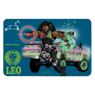 Flexible Univers Zodiac - Magnet Leo