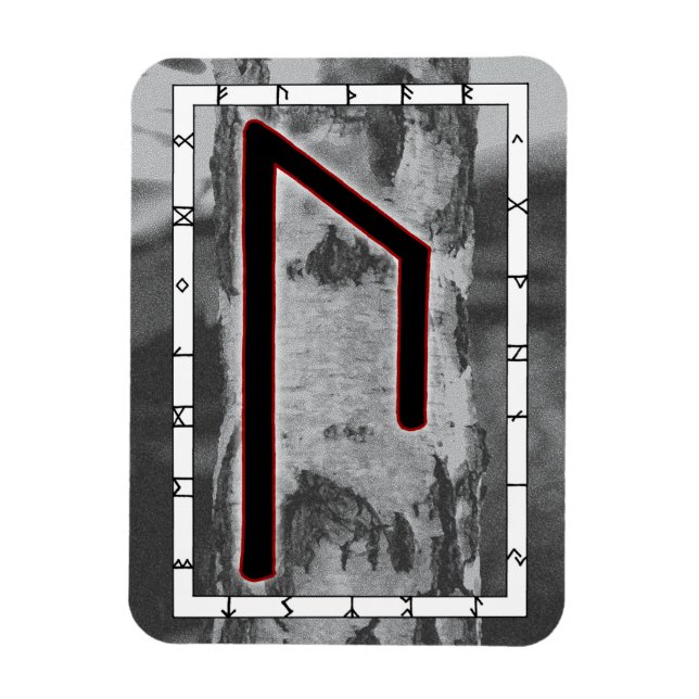 Flexible Uruz Viking Rune Magnet - Sagesse! (Vertical)