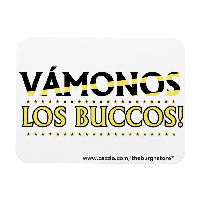 Flexible VAMONOS Los Buccos ! Magnet ! avec l'adresse du ma (Horizontal)