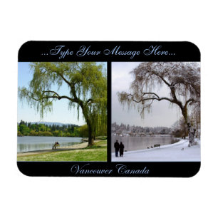 Flexible Vancouver Magnet Vancouver CN Magnet personnalisé