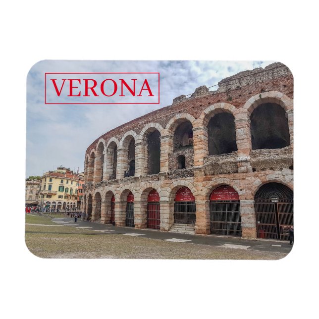 Flexible Verona Arena fridge magnet (Horizontal)