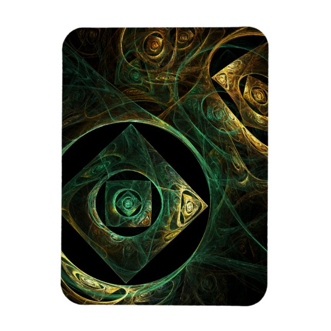 Flexible Vibrations magiques Magic Art Abstrait Magnet Prem (Vertical)