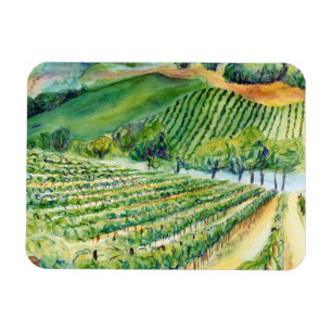 Flexible Vignobles Vignoble Peinture Magnet