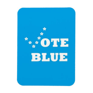 Flexible Vote Blue - Photo Magnet