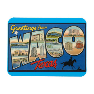 Flexible Waco Texas Magnet