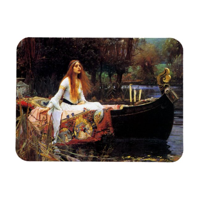 Flexible Waterhouse La Dame de Shalott Magnet (Horizontal)