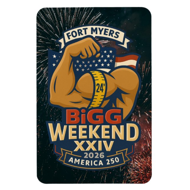 Flexible Week-end BiGG XXIV Magnet (Vertical)
