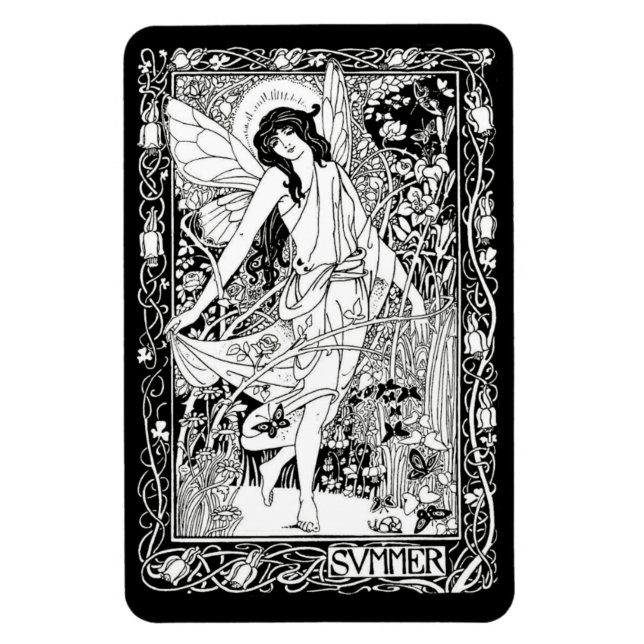 Flexible WQ MAGNET : Art Nouveau Fairy (Vertical)