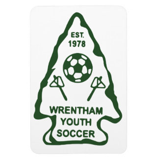 Flexible Wrentham Youth Soccer Magnet de voiture