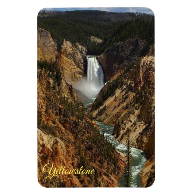 Flexible Yellowstone Falls Magnet (Vertical)